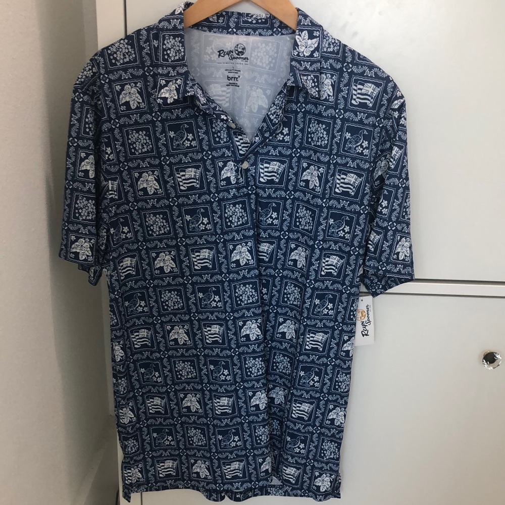 Reyn Spooner brrr performance polo Men's Shirt